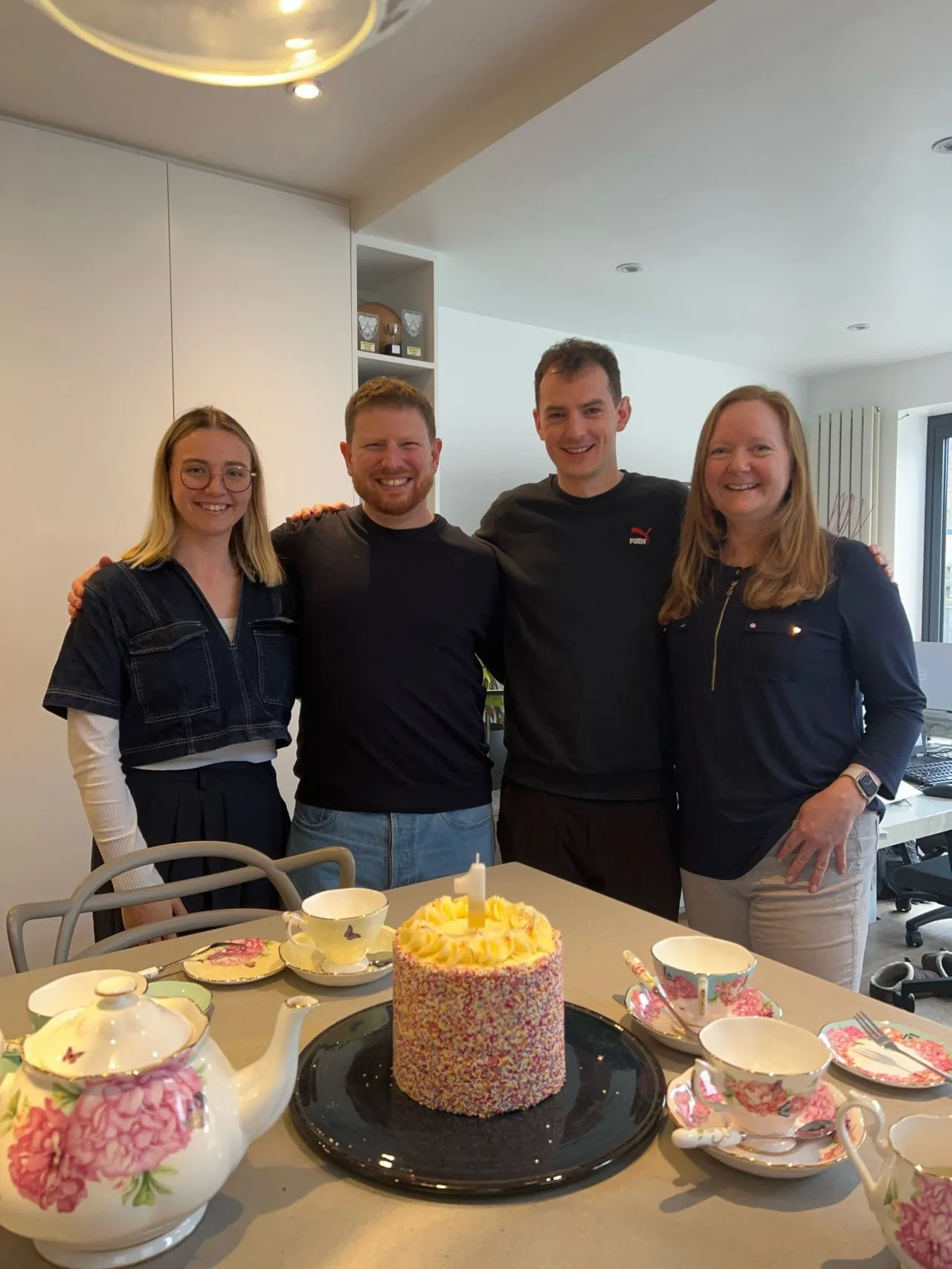 Celebrating amn's first birthday