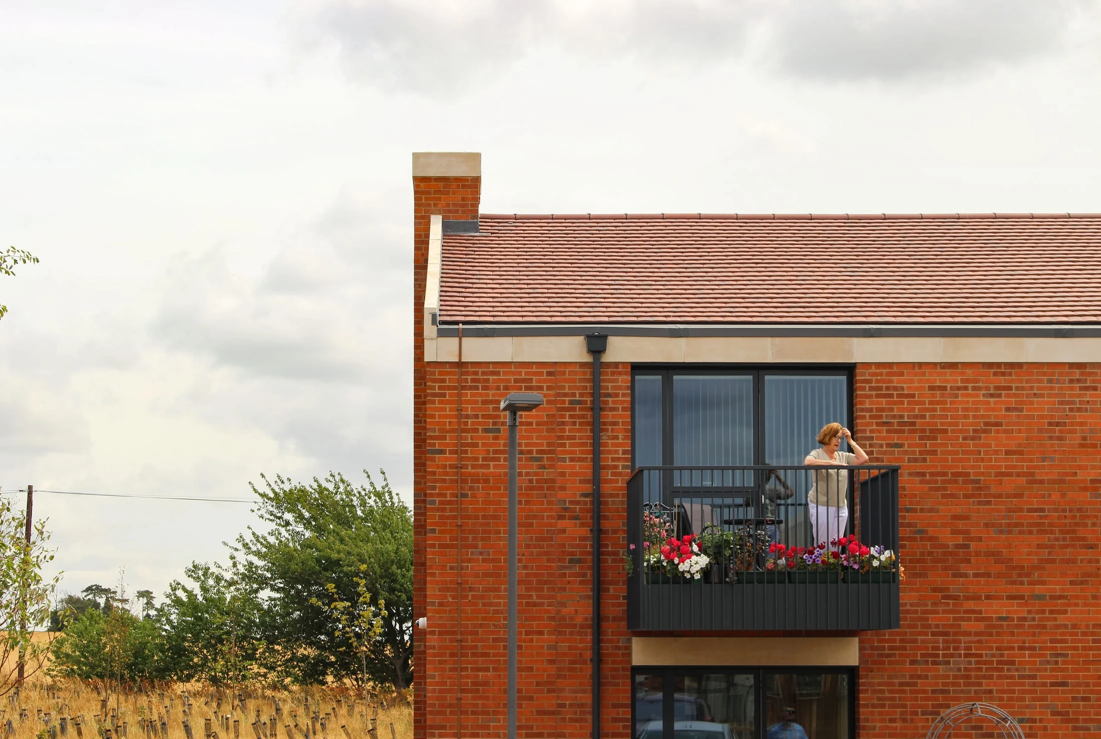 Balconies overlooking the landscape
