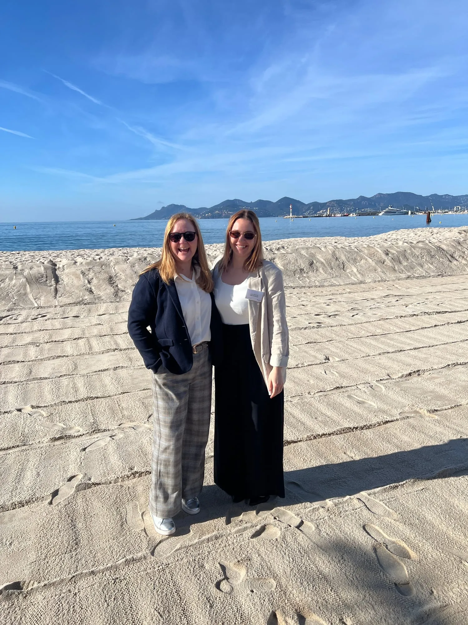 On the beach at MIPIM, Cannes, March 2026
