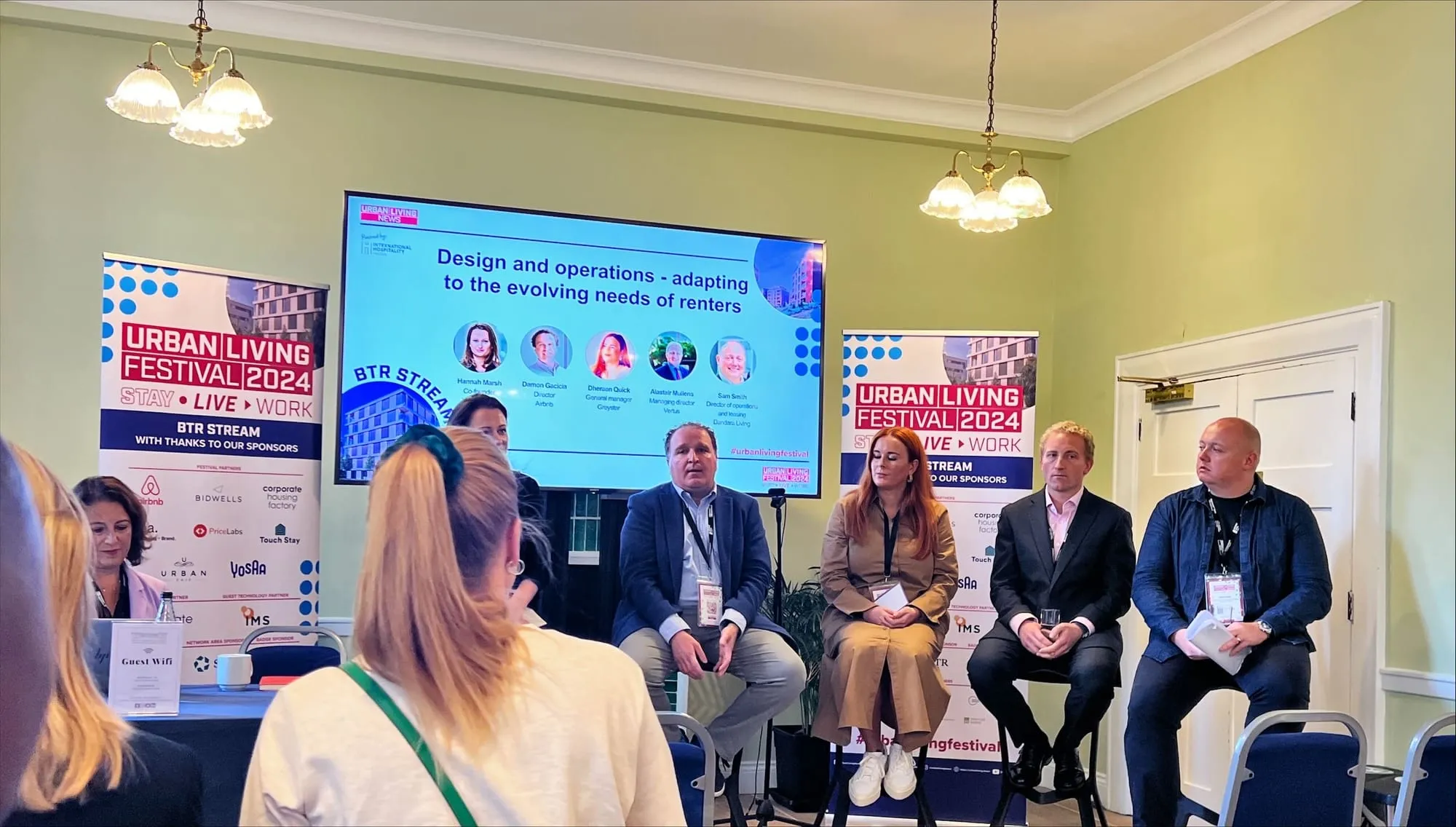 amn on a panel at the Urban Living Festival